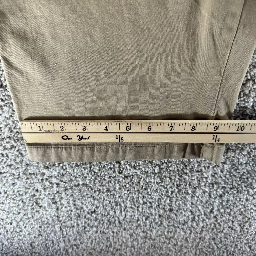 Robert Graham Pants Men 40x34 Tan Tailored Stretch RF10 3001 Chino Cotton Casual